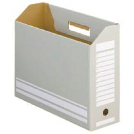 TANOSEE　ボックスファイル　A4ヨコ　背幅100mm　グレー　1セット（50冊：10冊×5パック） 【送料無料】