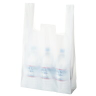TANOSEE　乳白レジ袋　45号　ヨコ300×タテ530×マチ幅140mm　1セット（1000枚：100枚×10パック） 【送…