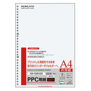 �R�N���@PPC�p���i���p���E�����j�@A4�@30���@70g/m2�@KB�|109H30�@1�Z�b�g�i2500���F100��×25���j �y���������z