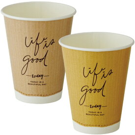 日本デキシー　断熱カップ　273mL（9オンス）　クラフトテイスト　GDNP09CF　1セット（800個：40個×20パック） 【送料無料】