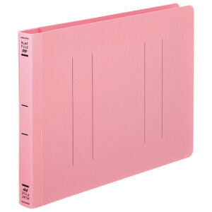 コクヨ フラットファイル(PP) A5ヨコ 150枚収容 背幅20mm ピンク フ−H17P 1セット(10冊)