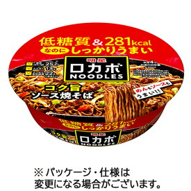 【お取寄せ品】 明星食品　ロカボNOODLES　おいしさプラス　コク旨ソース焼そば　89g　1ケース（12食） 【送料無料】