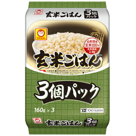 東洋水産　マルちゃん　玄米ごはん　1セット（24食：3食×8パック） 【送料無料】