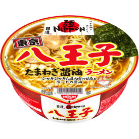 【お取寄せ品】 日清食品　日清麺NIPPON　八王子たまねぎ醤油ラーメン　112g　1ケース（12食） 【送料無料】