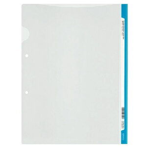 【お取寄せ品】 コクヨ ファイリングホルダー<カラーバー> 2穴あき・ロング見出しカード付き A4 ライトブルー フ−GHL750LB 1セット(5冊)