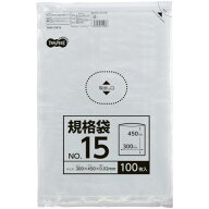 TANOSEE　規格袋　15号　0．02×300×450mm　1セット（1000枚：100枚×10パック） 【送料無料】