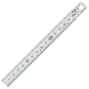 【お取寄せ品】 コクヨ ステンレス直定規(ツヤ消し仕上げ)(C型1級) 15cm TZ−RS15 1セット(20本) 【送料無料】