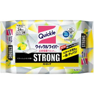 花王　クイックルワイパー　立体吸着ウエットシート　ストロング　リフレッシュレモンの香り　1セット（7…
