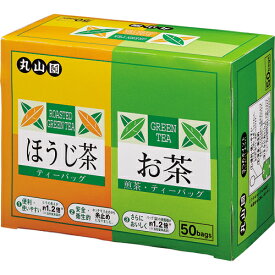 丸山園　ティーバッグお茶・ほうじ茶アソート　1セット（300バッグ：50バッグ×6箱）