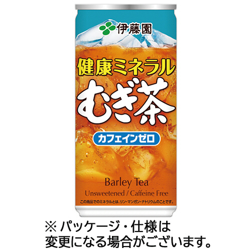 伊藤園　健康ミネラルむぎ茶　１９０ｇ　缶　１ケース（３０本）