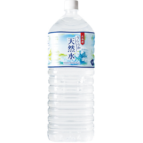 富永貿易　神戸居留地　北海道　うららか天然水　２Ｌ　ペットボトル　１セット（２４本