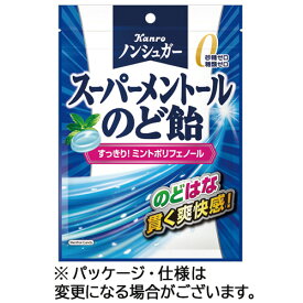 カンロ　ノンシュガースーパーメントールのど飴　80g　1セット（6袋）