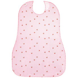 オオサキメディカル　プラスハート　食事用エプロン　ピンク　1セット（5枚） 【送料無料】