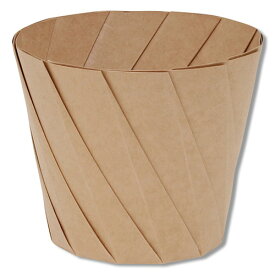 【お取寄せ品】 食品容器　おりがみカップ　大　茶　1セット（400個：20個×20パック） 【送料無料】