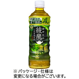 コカ・コーラ　綾鷹　濃い緑茶　525mL　ペットボトル　1セット（48本：24本×2ケース） 【送料無料】