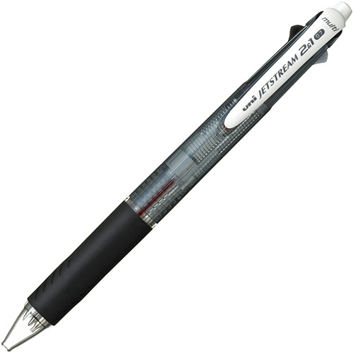 三菱鉛筆 多機能ペン ジェットストリーム２＆１ ０．７ｍｍ （軸色：黒