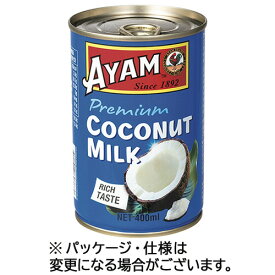 日仏貿易　アヤム　ココナッツミルク　プレミアム　400ml　1セット（12缶） 【送料無料】