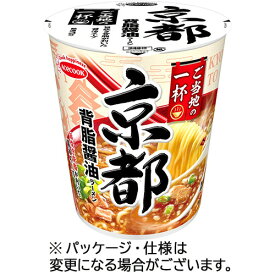 【お取寄せ品】 エースコック　ご当地の一杯　京都　背脂醤油ラーメン　62g　1ケース（12食）