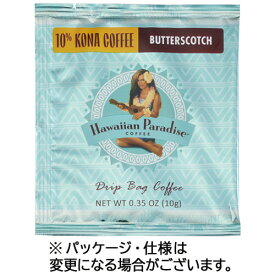 シーエフシージャパン　ハワイアンパラダイスコーヒー　10％コナ　バタースコッチ（キャラメル風味）　ドリップバッグコーヒー　10g　1セット（10パック）
