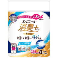 大王製紙　エリエール　消臭＋　トイレットティシュー　コンパクト　ダブル　37．5m　芯からしっかり香る…