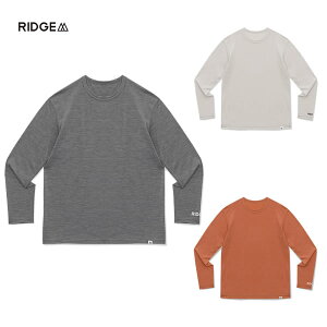 [RIDGE MOUNTAIN GEAR ���b�W�}�E���e���M�A]�@Merino Basic Long Sleeve Tee �@�������K�i