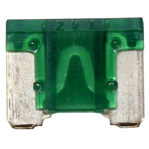 低背ヒューズ 30A 5個セット 緑 DC12/24V兼用 自動車用 11×9mm 小型 小さい 交換 予備 電装