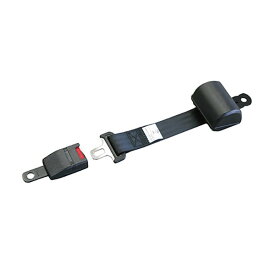 【Pa-manオリジナル】 シートベルト 2点式 巻取式 後部座席用 巾48mm E4 後付け 安全対策 移動サポート 自動車用品 FRRP6