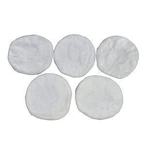 9インチ ポリエステルカバー 5枚入 電動ポリッシャー ワックスがけ/拭き取り 充電式 コードレス 非防水 オービット回転 洗車用品