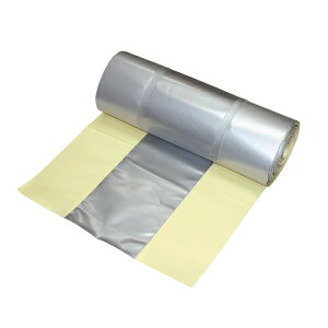 【Pa-manオリジナル】補修テープ 535mm×10m シルバー 中央部粘着なし 二重構造 ウイング車/ホロ用 SW5310