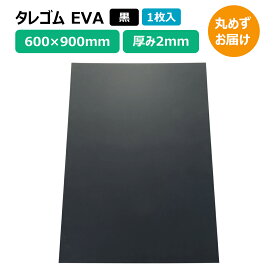 タレゴム 泥除け EVA 600×900×2 黒 1枚 トラック 軽トラ タイヤ マッドガード 丸めずお届け