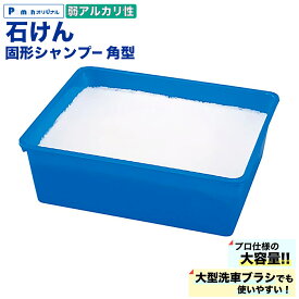 【Pa-manオリジナル】 洗車用石けん 固形カーシャンプー 弱アルカリ性 大容量 業務用 8.3kg 洗車ブラシ用