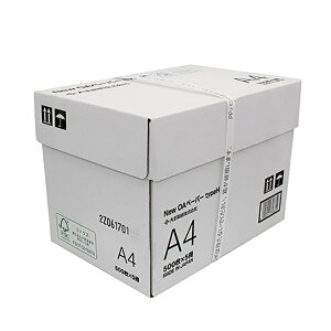 A4コピー用紙 白 2500枚(500枚×5冊) 白色度92% 紙厚0.088mm FSC(R)認証紙