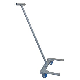 【Pa-manオリジナル】 コロ付きパレット引っ張り棒 荷台用 全長1095mm スチール 耐荷重300kg ベアリング付キャスター採用 引き出す 移動 運搬