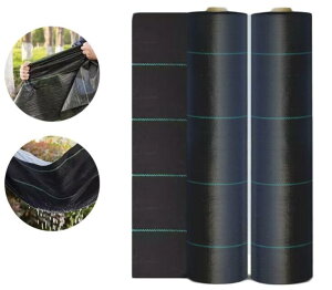 防草シート 2m×100m 除草シート ロール 雑草防止シート 草除け 防草 シート 農用シート UV剤入り 人工芝 芝生 草 庭 駐車場 草
