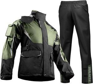 バイク用レインウェア メンズ 上下セット バイク用レインスーツ 防水 レディース レインコート アウトドア 透湿通気 軽量 撥水