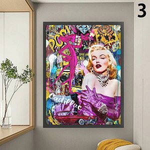 中級 フル ダイヤモンドアート キット ビーズ刺繍 マリリンモンロー ストリートアート 落書き モザイクアート リハビリ 趣味 絵画 カラービーズ
