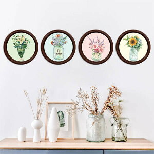 4���Z�b�g �E�H�[���X�e�b�J�[ �~�` �F���M�� �ԕr �t�����[ �C���X�g �A�[�g�X�e�b�J�[ �C���e���A�V�[�� ������ DIY ��������