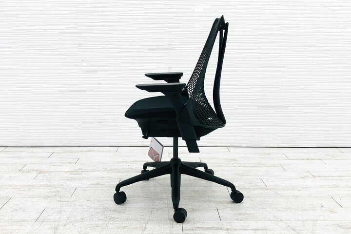 美品】ハーマンミラー セイルチェアブラック バカバカしい 黒 オフィス 