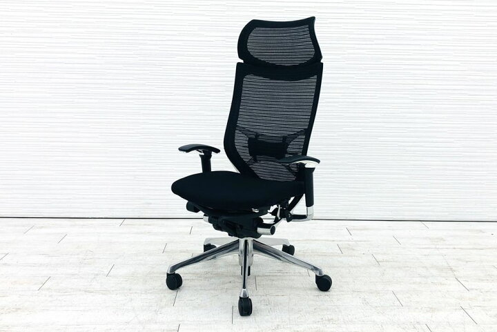 楽天市場】バロンチェア 中古 2018年製 オカムラ Baron ブラック 可動 