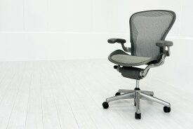 ハーマンミラー アーロンチェア 中古 Bサイズ スタンダード Herman Miller Aeron Chairs 中古オフィス家具 グレー