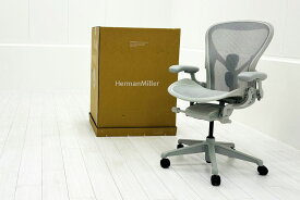 【未開封未使用品】 ハーマンミラー アーロンチェア リマスタード Bサイズ フル装備 中古 Herman Miller Aeron Chair Remastered 中古オフィス家具 ミネラル