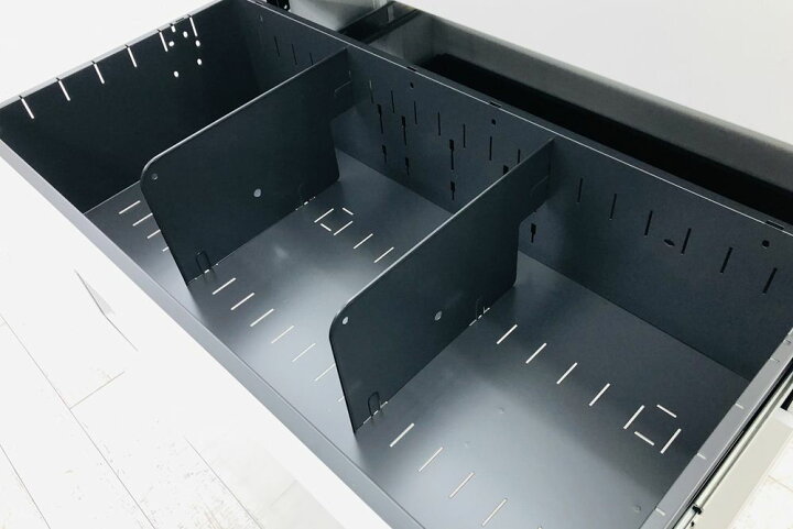 楽天市場】オカムラ レクトライン 4段ラテラル書庫 スチール 中古 
