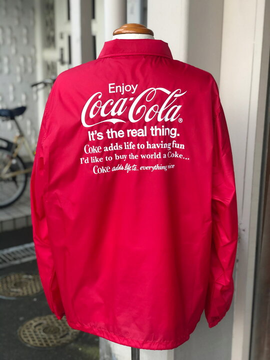 楽天市場】コカ・コーラ Coca Cola コーチジャケット 全4色 ブラック 