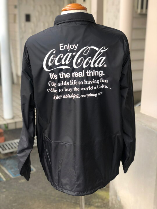 楽天市場】コカ・コーラ Coca Cola コーチジャケット 全4色 ブラック 