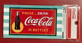 コカ・コーラ coca cola コカコーラ ステッカー シール デカール XSサイズ 1930年代 1940年代 耐光シール 耐水シール 耐光ステッカー 耐水ステッカー 耐水 耐光 車 バイク 文具 カスタム DIY 小さいサイズ レトロ ロゴ メール便対応可 BA91xs