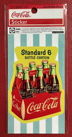 コカ・コーラ coca cola コカコーラ ステッカー シール デカール XSサイズ 1950年代 耐光シール 耐水シール 耐光ステッカー 耐水ステッカー 耐水 耐光 車 バイク 文具 カスタム DIY 小さいサイズ レトロ ロゴ メール便対応可 BA97xs