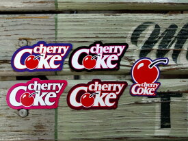 チェリーコーク cherry coke 90年代 コカ・コーラ coca cola ステッカー シール スマホ XXSサイズ 全5種 メール便対応可