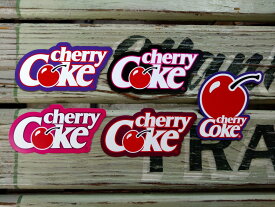チェリーコーク cherry coke 90年代 コカ・コーラ coca cola ステッカー シール XSサイズ 全5種 メール便対応可