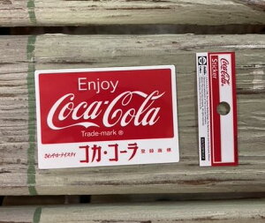 コカ・コーラ coca cola コカコーラ ステッカー シール デカール スマホ XXSサイズ 耐光シール 耐水シール 耐光ステッカー 耐水ステッカー 車 バイク 文具 カスタム DIY 小さいサイズ レトロ ロゴ
