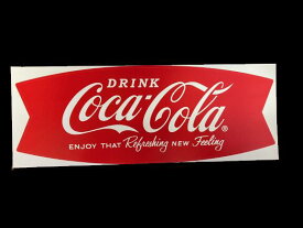 コカ・コーラ ステッカー CocaCola 耐光 耐水 デカール 大きめサイズ 屋内 屋外 Lサイズ BA12-L